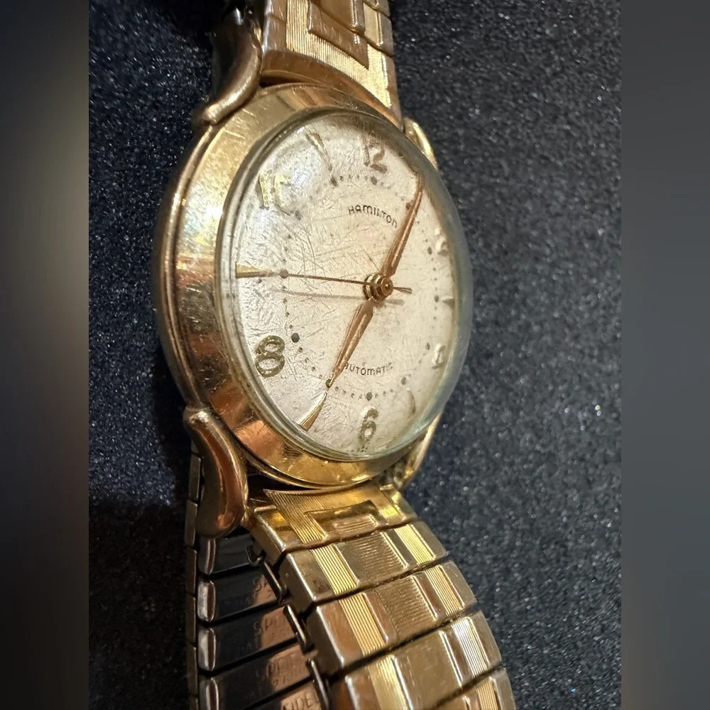 Vintage Hamilton Automatic Gold Classic Timepiece Watch